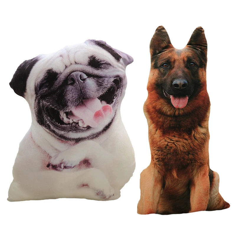 50cm Cute Simulation Dog Plush Pillow Toy