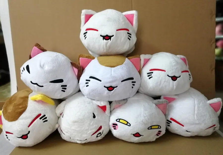 Cartoon Nemuneko Cat Figures Vampire and Angel Series Sleeping Cat Soft Plushie