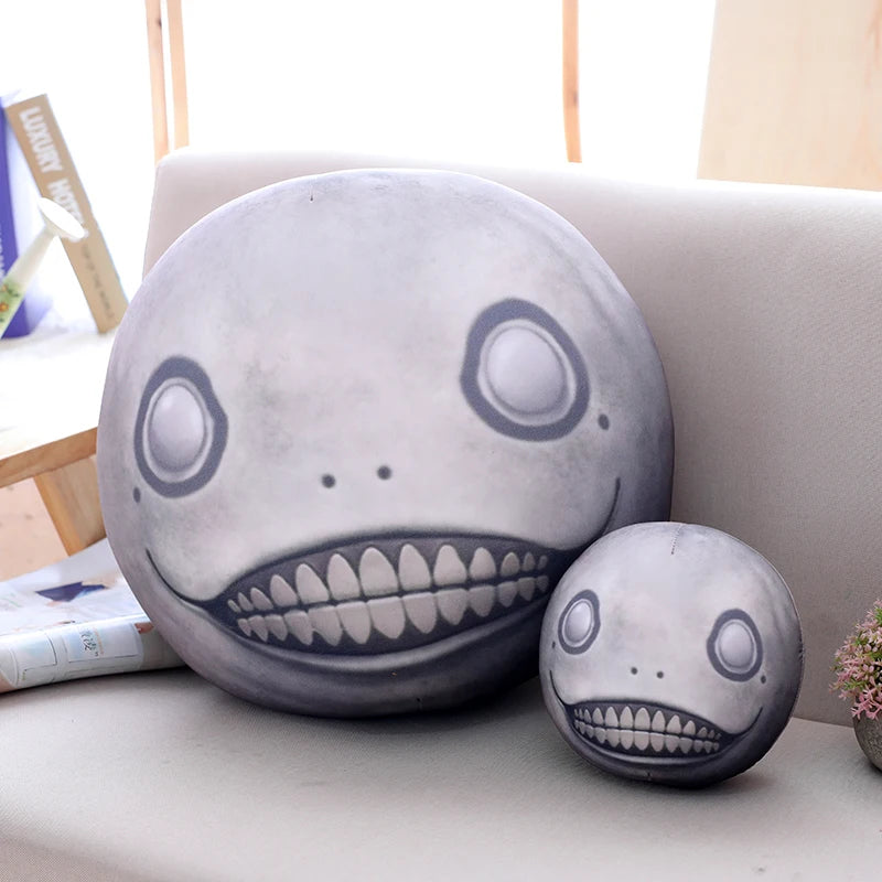 20cm Funny EMIL Plush Pillow Toy Stuffed Soft Doll Full Head Nier:Automata Simulation Plush Toy Creative Gift for Friends