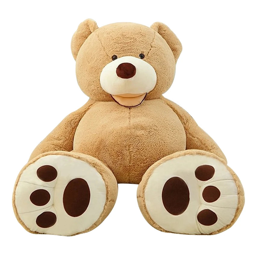 Selling Toy Big Size 160cm American Giant Bear Skin  kawaii Bear Coat Good Quality Factary Price Soft Toys For Girls