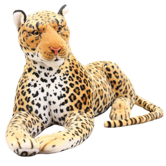 30cm High Quality Simulation Leopard Plush Toy Simulation Stuffed Animal classic toys for children gift free shipping