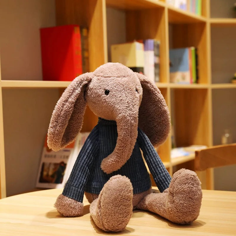 Cute Rabbit Elephant Mouse Dog Doll Baby Soft Plush Toys For Children Sleeping Mate Stuffed Plush Animal Baby Toys For Infants