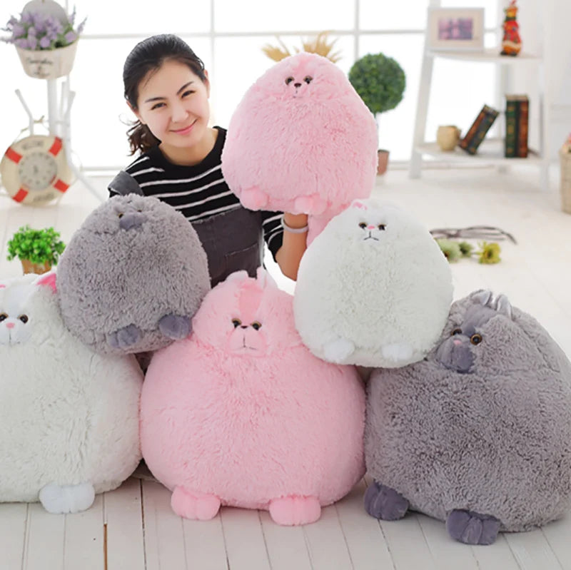 30cm/50cm Fat Fluffy Cats  Plush Toy Super Soft Persian Cat Kids Toys Cute Stuffed Animal Peluches Dolls Gift for Girlfriend