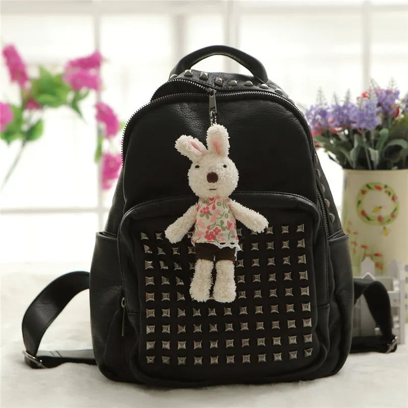 18cm Kawaii Rabbit Pendant Plush Doll  Mini Bunny Bag Pendants Keychain Stuffed Animals Toys Clothes Rabbits Doll Toy for Girls