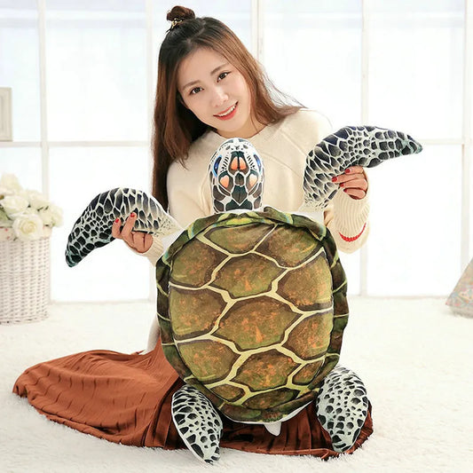 40-60cm Summer Stuffed Soft Sea Tortoise Plush Toy