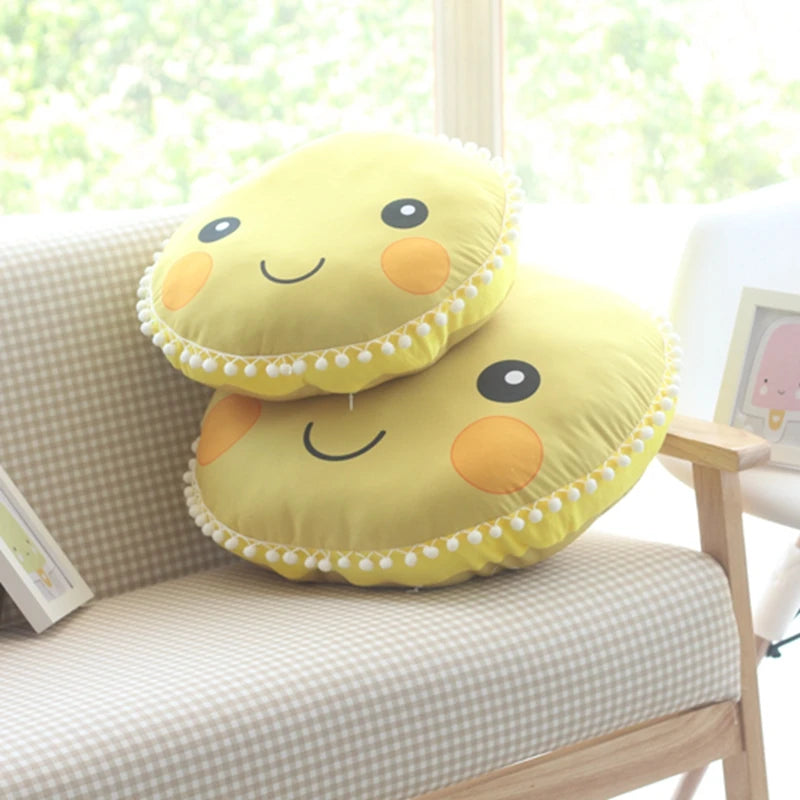 1pc 42cm/53cm Cute Sunflower Plush Pillow Soft Stuffed Cartoon Smiling Face Cushion Flower Toys Valentine's Day Girls Kids Gifts