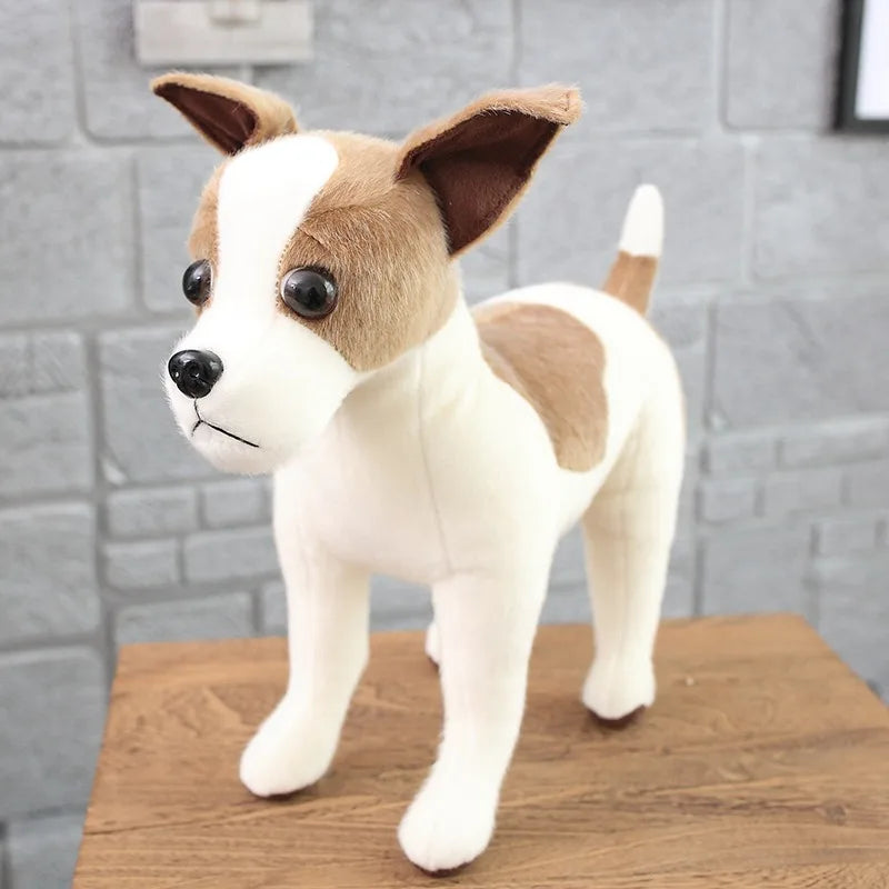 High Quality Simulation Dog Plush Toy Chihuahua Bulldog Shar Pei Pet Dog Kids Baby Birthday Present Soft Stuffed Plush Toy