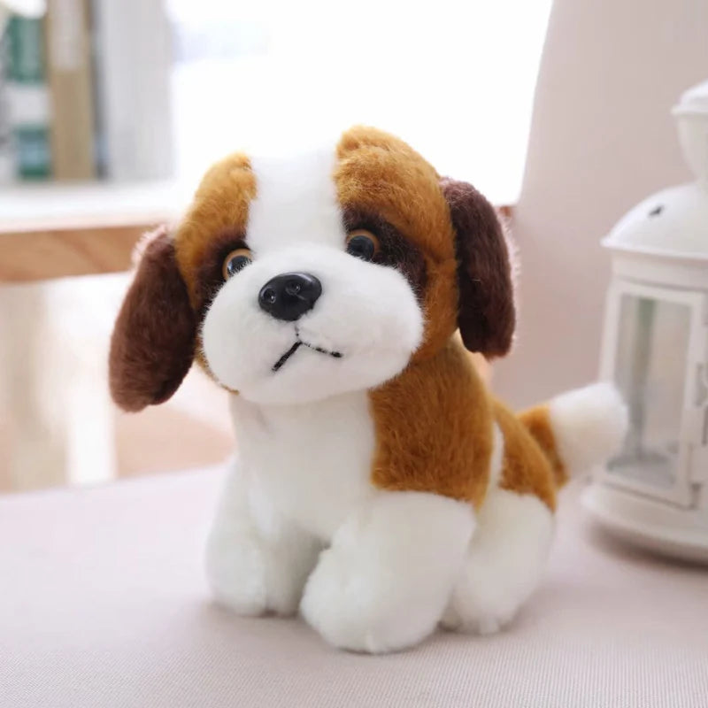 18/23/28cm Cute Simulation Puppy Dog Plush Toy Kids Dolls Husky Akita Saint Bernard Stuffed Soft Toys for Children High Quality