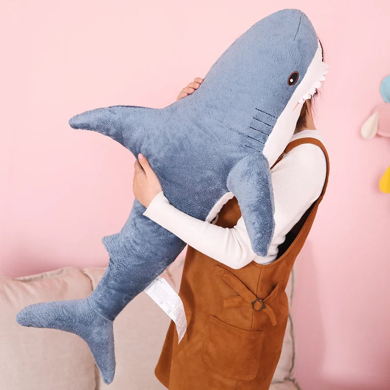 1pc 30/100cm Plush Funny Toys Stuffed Shark Children Boys Cushion Girl Animal Reading Pillow For Birthday Kid Brinquedos