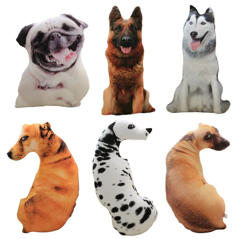 50cm Cute Simulation Dog Plush Pillow Toy