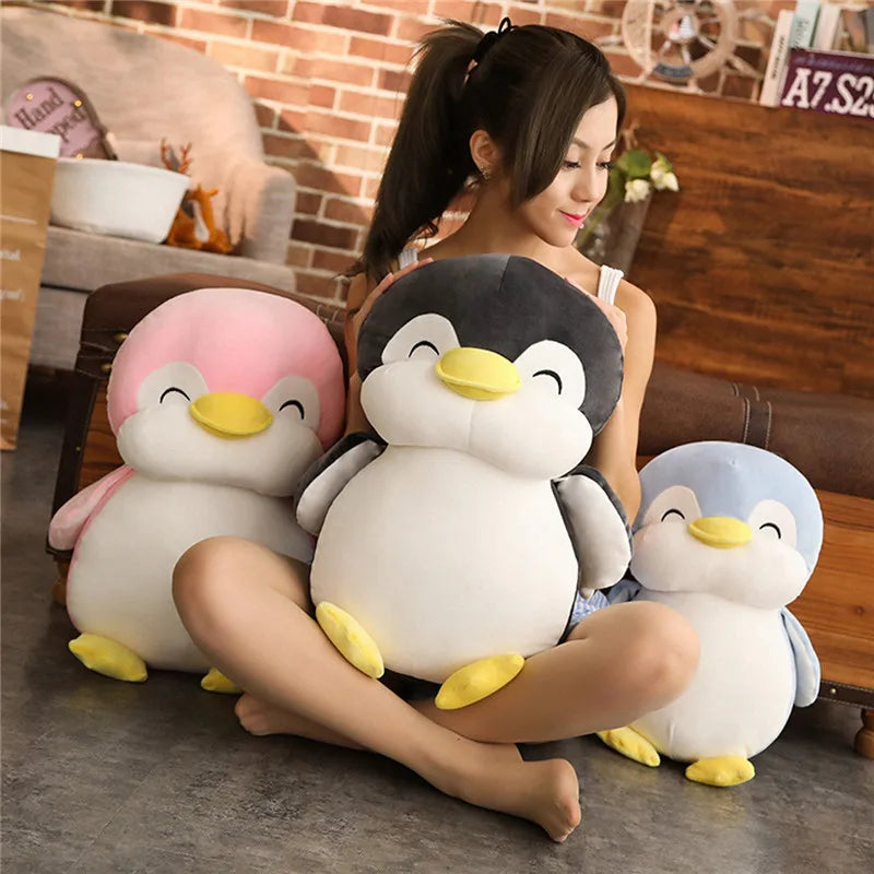 1pc 30/45cm Soft fat Penguin Plush Toys Stuffed Cartoon Animal Doll Fashion Toy Baby Lovely Christmas Birthday Gift for Kids