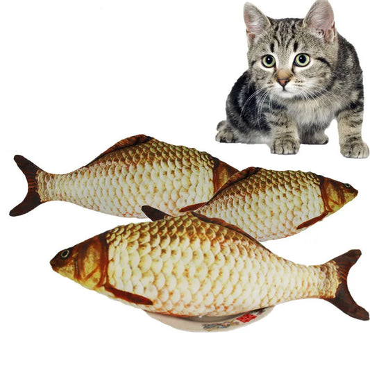 7 Styles pf Catnip Cat Toys Shaped Like Fish