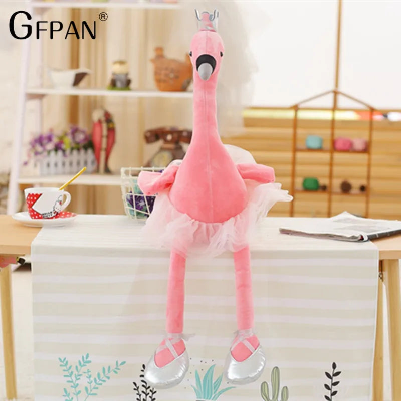 1pc Beautiful Skirt Swan White&Pink Color Super Lovely Animal Stuffed&Plush Baby Cotton Toys Party Doll For Children Girls Kids