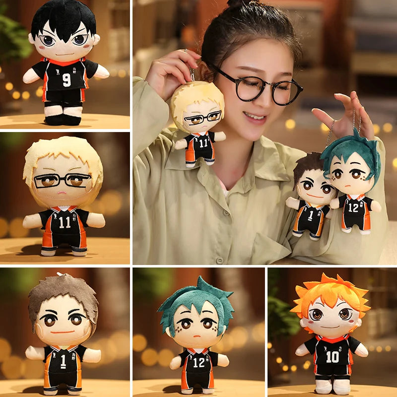 20/30CM Haikyuu Plush Toys Anime Volleyball Soft Stuffed Doll Haikyuu Hinata Shoyo Kageyama Tobio Figure Pillow  Gifts