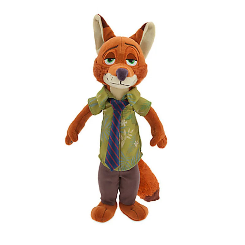 Disney Cartoon Anime Movie Zootopia Plush Toy Fox Nick Wilde Rabbit Judy Hopps Doll Soft Stuffed Animals Toys Kids Xmas Gifts