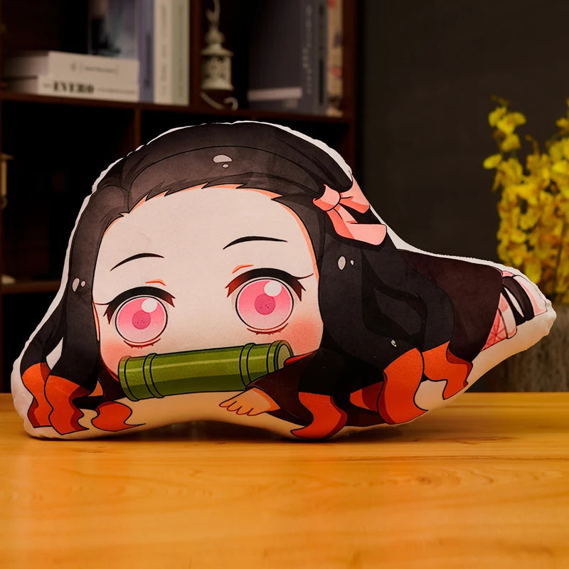 45cm Soft Plush Pillow Doll Tanjirou Kamado Nezuko Kimetsu No Yaiba Kamado Agatsuma Zenitsu Rengoku Kyoujurou Demon Slayer