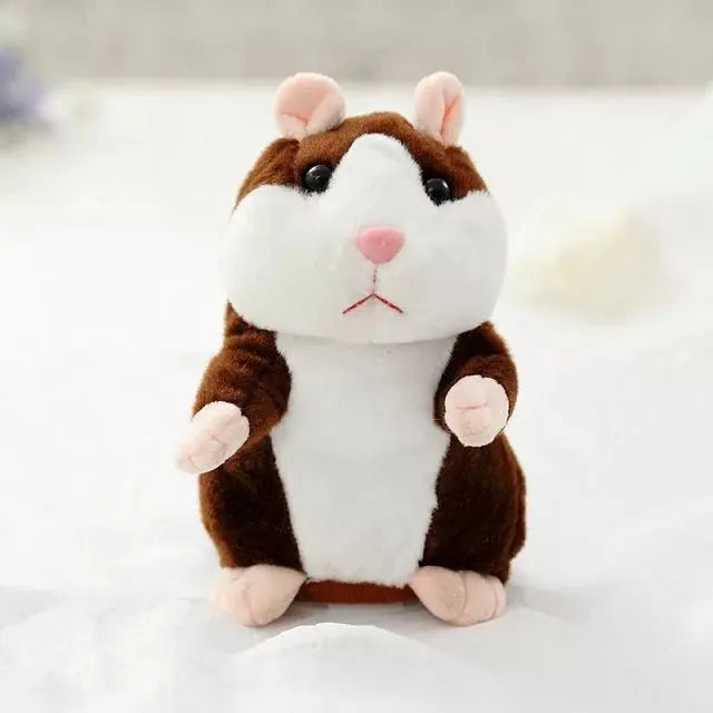 Promotion 15cm Lovely Talking Hamster Speak Talk Sound Record Repeat Stuffed Plush Animal Kawaii Hamster Toys For Children Gifts