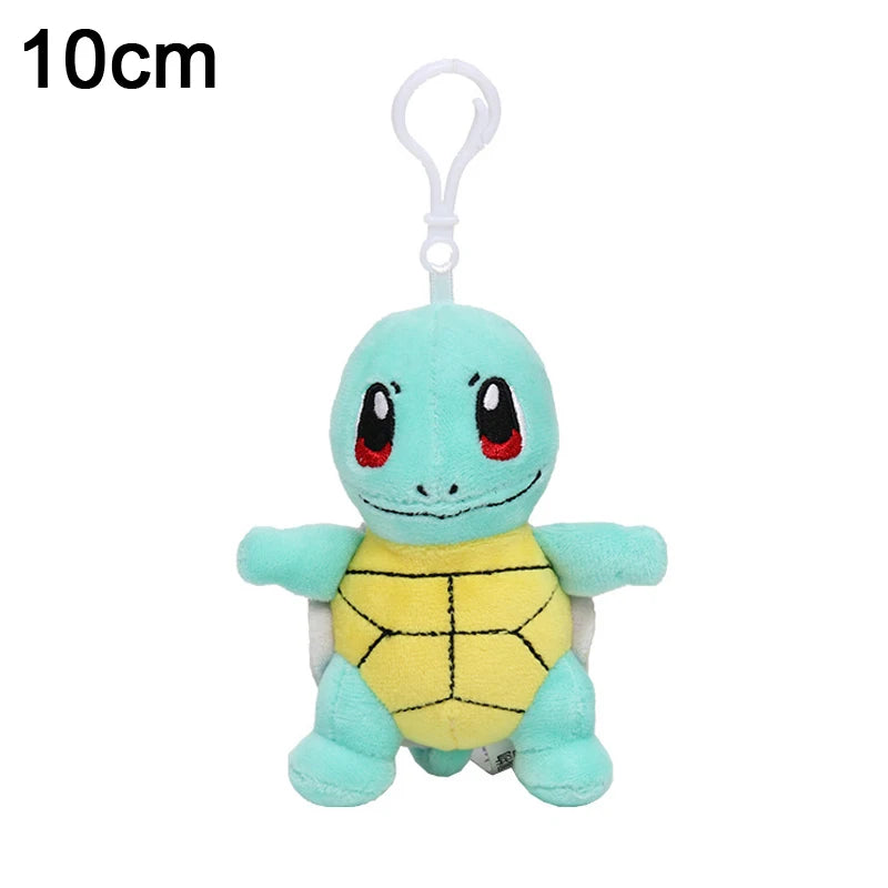 Pokemon Bag Pendant Cute Plush Pikachu Keychain Charmander Squirtle Bulbasaur Snorlax Stuffed Toy Small Doll Gift For Kid