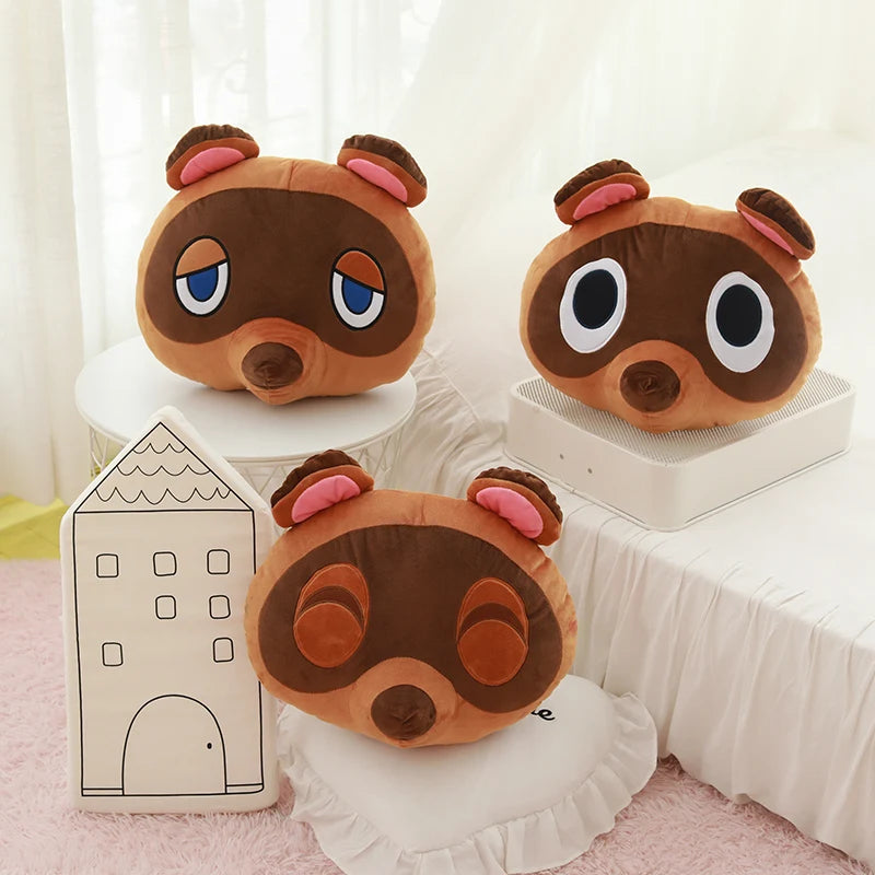 Animal Crossing Surrounding plush toy Friends Association Tanuki Stuffed Cushion Beanie Peluche Kawaii Room Deocr Children Gifts