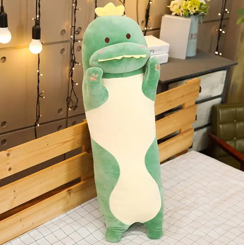 1pc 70/90/120cm Cartoon Animal Dinosaur Unicorn Cat Plush Toys Stuffed Soft Long Sleeping Pillow Dolls Children Birthday Gift