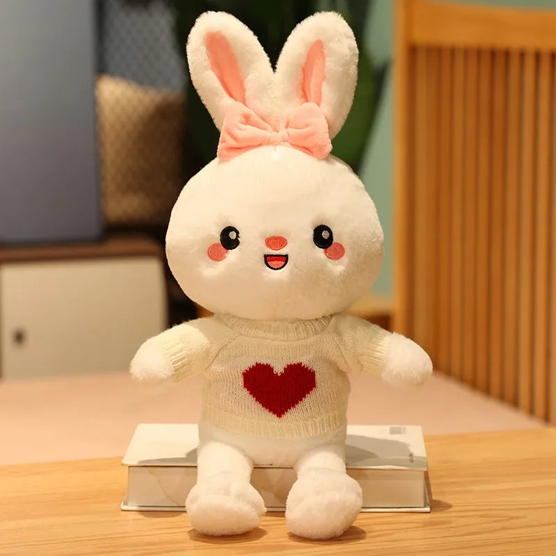 45cm Cartoon Cute Rabbit Cosplay Dress Up Plush Toys Stuffed Lovely Animals Doll Soft Baby Pillow for Kids Girls Birthday Gift