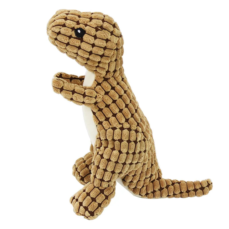 Pets Dog Chew Stuffed Funny Dinosaur Shape Cats Corn Wool Vocal Toy Apply To Training Exercise Simulation Animal Chihuahua Toys