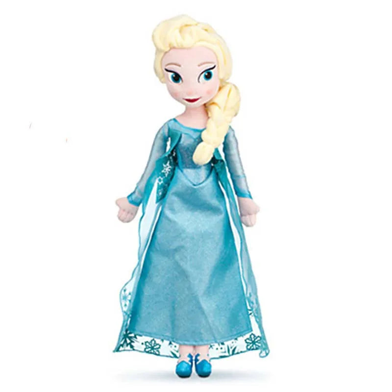 40CM-50CM Frozen Elsa Anna Princess Stuffed Plush Dolls Olaf Snow man Snowman Deer Ice Toys For Girls Kids Baby Christmas Gifts