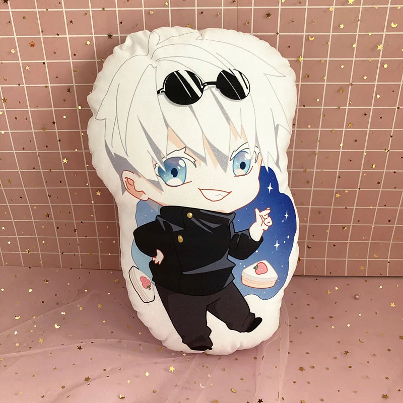 10/40cm Anime Jujutsu Kaisen Plush Pillow Doll Itadori Yuji Gojo Satoru Soft Stuffed Doll  Fushiguro Megumi Plush Doll Cushion