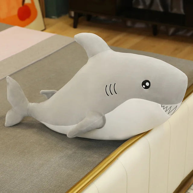 New 30cm Lovely Dolphin Plush Toys Stuffed Soft Cute Animal Dolls Sofa Decor Baby Pillow Cushion for Kids Children Gifts