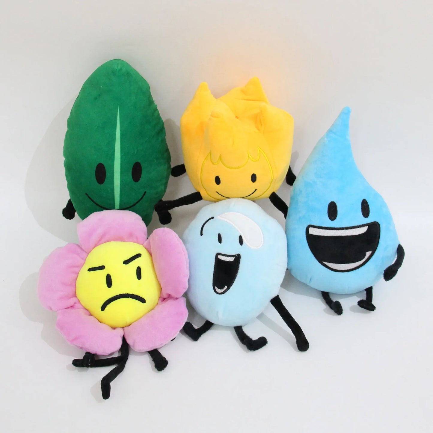 19 Style Hot Battle for Dream Island Plush Toy Leafy Firey Flower Waterdrop Bubble Plushie Pillow Doll Kids Children Gift