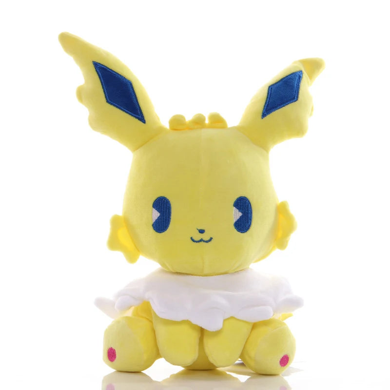 Summer Soda Water Series Eevee Family Plush Toy Cute Pokemon Stuffed Doll Pikachu Plush Summer Holiday Day Gifts For Children