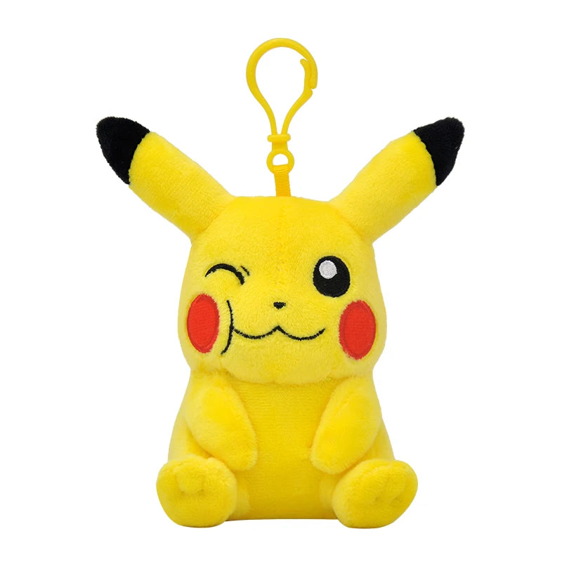 Anime Pokemon Plush Pikachu Charmander Plush Toy Squirrel Bulbasaur Jiggles Lapras Eevee Snorlax Keychain Xmas Gift For Kids