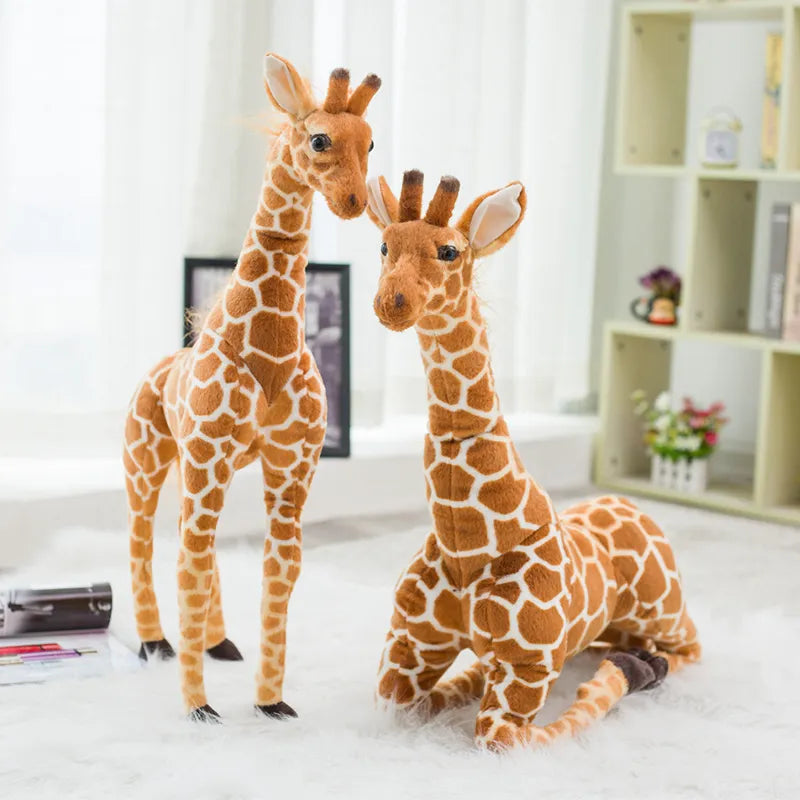 Premium Huge Real-Life Giraffe Plush Toys - Plushy Mart