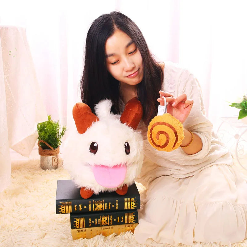 30cm New Cute Game League Of Legends Pual Lol Limited Poro Plush Stuffed Toys Kawaii Doll White Mouse Cartoon Toy Birthday Gift