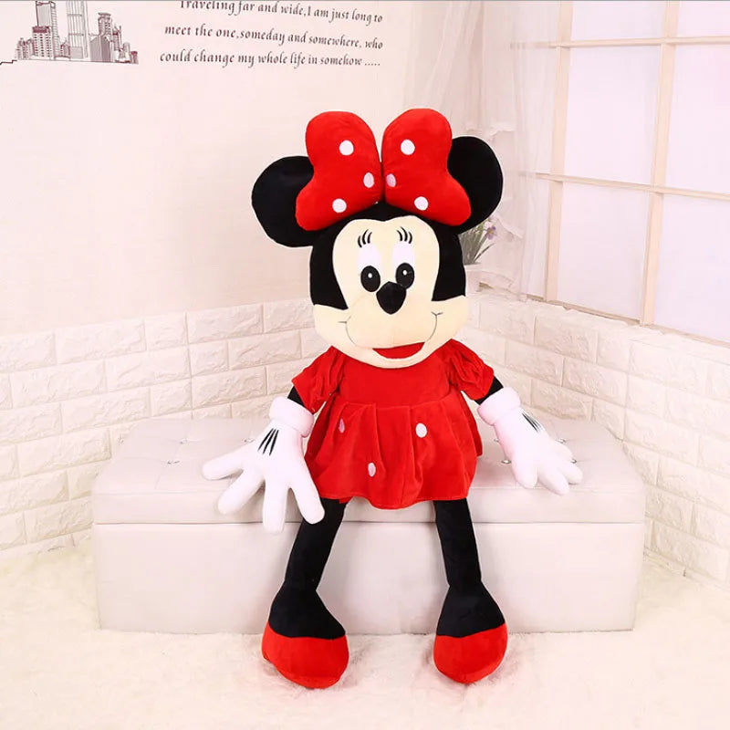 Hot Sale 40-100cm Stuffed Mickey&Minnie Mouse Plush Toy Dolls Soft Goofy Pluto Donald Duck Mickey Minnie Dolls Gifts for Kids