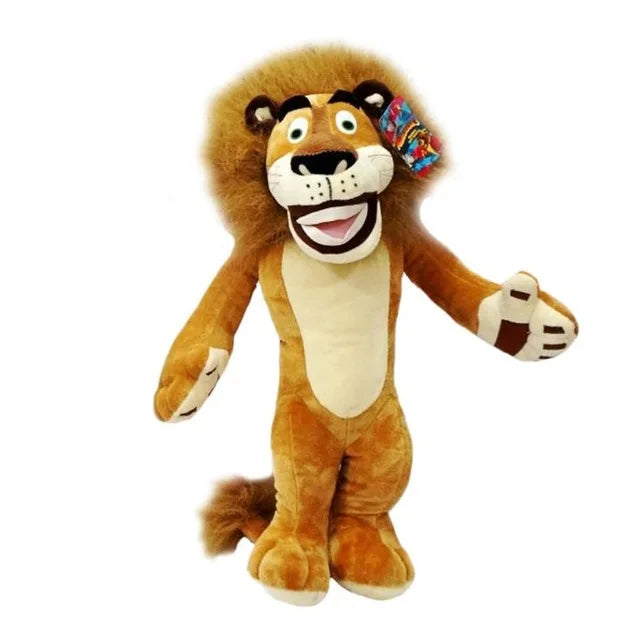 New 20-35cm 6 Styles Madagascar Plush Toy Stuffed Soft Animal Dolls Giraffe Hippo Lion Penguin Zebra Lemurs Figure Gift For Kids