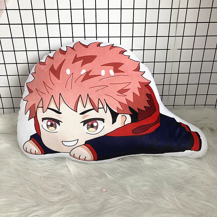 10/40cm Anime Jujutsu Kaisen Plush Pillow Doll Itadori Yuji Gojo Satoru Soft Stuffed Doll  Fushiguro Megumi Plush Doll Cushion