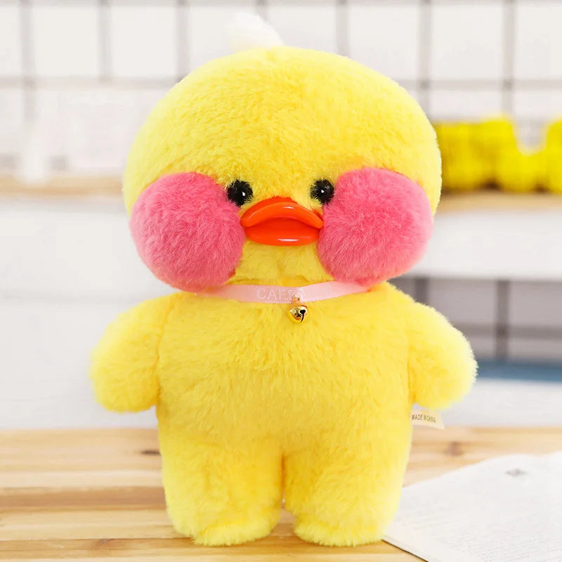 30cm Lalafanfan Clothes Yellow Duck Accessories Soft Toy Duck Clothing Set Cartoon Stuffed Dolls Fluffy Duck Plush Doll Outfit