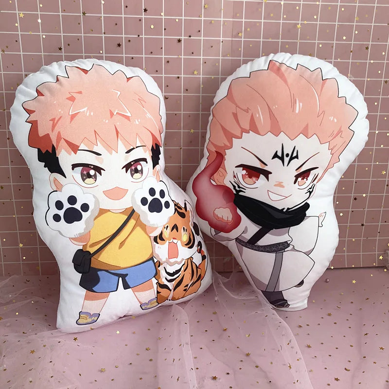 10/40cm Anime Jujutsu Kaisen Plush Pillow Doll Itadori Yuji Gojo Satoru Soft Stuffed Doll  Fushiguro Megumi Plush Doll Cushion