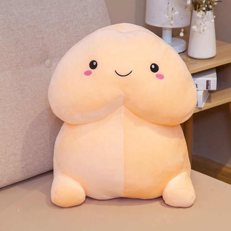 New 10/20cm Simulation Lovely Flesh-Colored Penis Plush Toy Pillow Sexy Soft Cute Toy Stuffed Funny Cushion Gift For Girlfriend