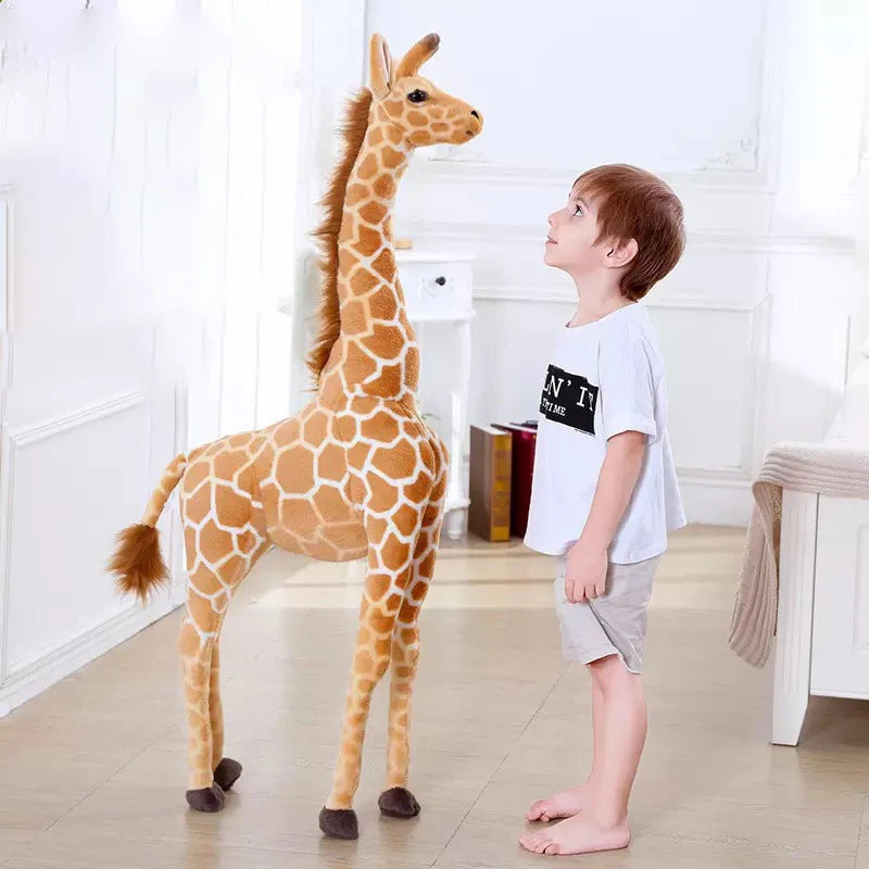 Big Size Plush Giraffe Soft Stuffed Lifelike Animals Giraffes Soft Doll Home Decor Kids Birthday Gift