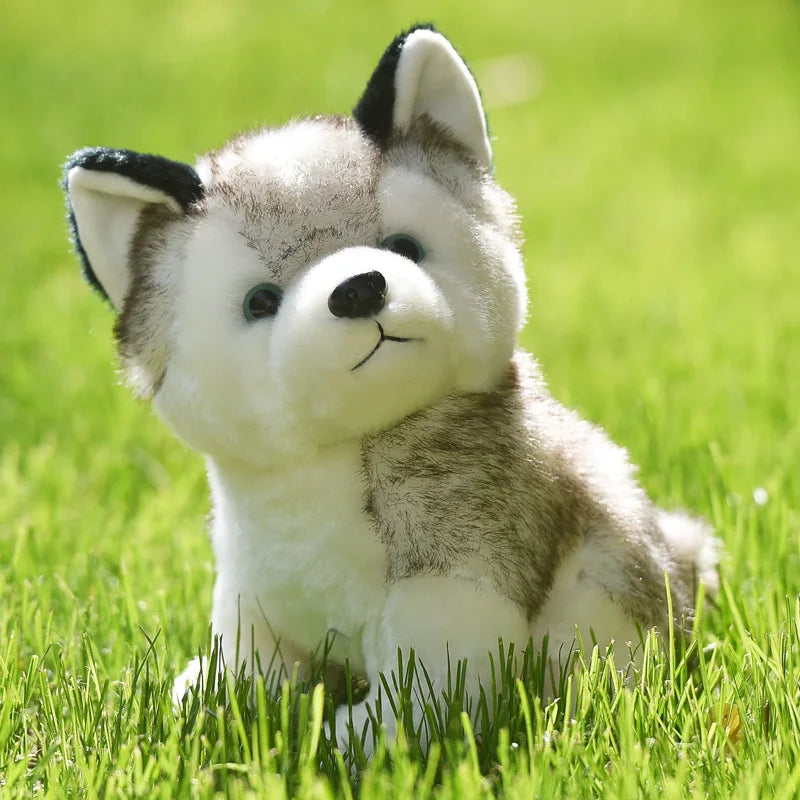 Kawaii Puppy Stuffed Toys 10/20cm Cute Simulation Husky Dog Plush Toys Stuffed Doll Kids Baby Toys Plush Husky Dolls