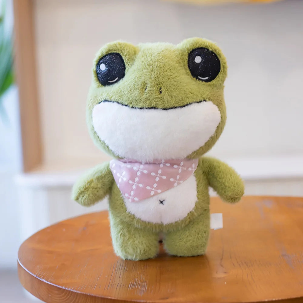 29cm Cartoon Cute Frog Cosplay Dress Up Plush Toys Stuffed Lovely Animals Doll Soft Baby Doll for Kids Girls Birthday Xmas Gifts