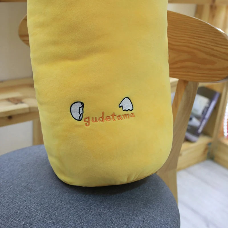 Japanese Anime Cute egg yolk Plush toys decoration pillow lazy  stuffed cartoon dolls sofa bedding girl gift