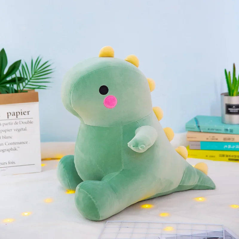 25-50cm Super Soft Lovely Dinosaur Plush Doll Cartoon Stuffed Animal Dino Toy for Kids Baby Hug Doll Sleep Pillow Home Decor