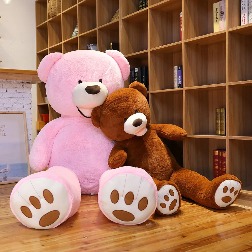 1pc 100cm The Giant Bear Plush Toy Stuffed Animal High Quality kids Toys Birthday Gift Valentine's Day Gifts for women