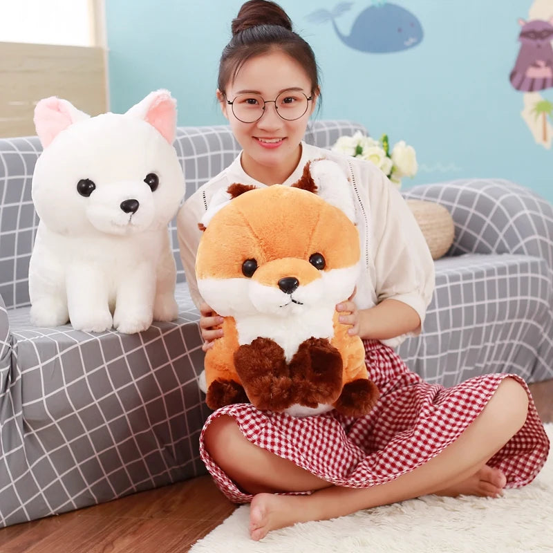 1PC 40CM Soft Cute Long tail Fox Plush Toy Stuffed Kids Doll Fashion Kawaii Gift for Children Birthday Gift Home Shop Decor