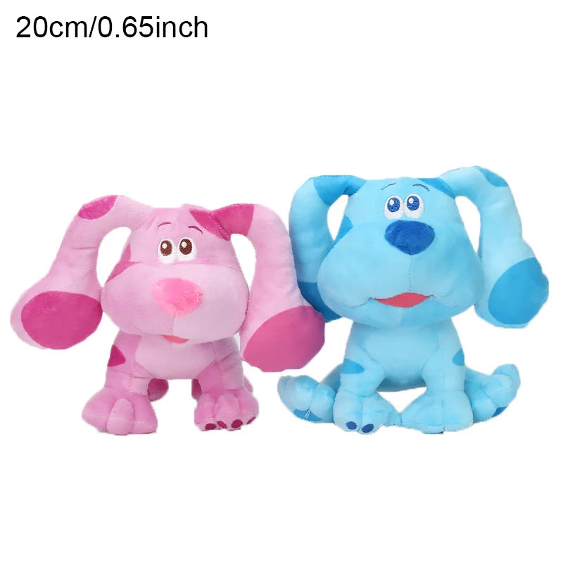 20/30cm  Blue's Clues & You! Beanbag Plush Doll Pink Blue Cute Dog Soft Stuffed Plush Pillow Blue Clues Plushie Dolls Kids Toy