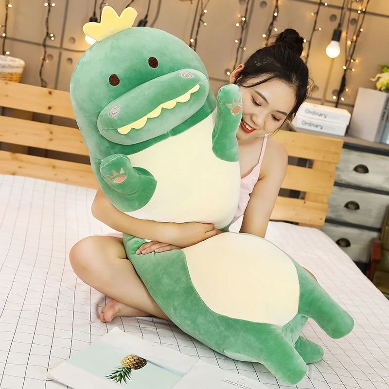 1pc 70/90/120cm Cartoon Animal Dinosaur Unicorn Cat Plush Toys Stuffed Soft Long Sleeping Pillow Dolls Children Birthday Gift