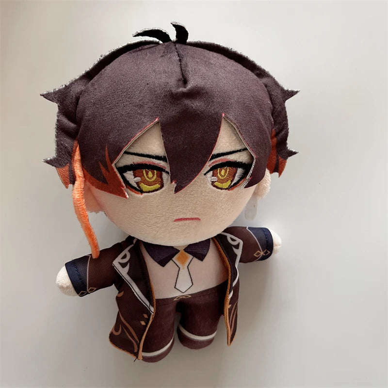 20cm Genshin Impact Doll Scaramouche Plush Toy Cute Stuffed Anime Kazuha Itto Plushies Cosplay Props Birthday Gifts Fans